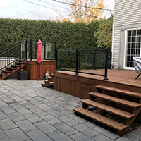 Construction patio