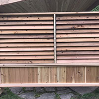mur en bois