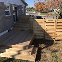 Patio en bois