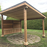 construction pergola bois entreprise