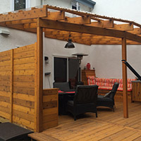 pergola en bois