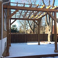 pergola en bois