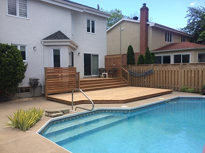 terrasse en bois Saint-Bruno